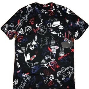 Nike Men's Sportswear All Over Print T-Shirt (The Nike Tee)Sz M